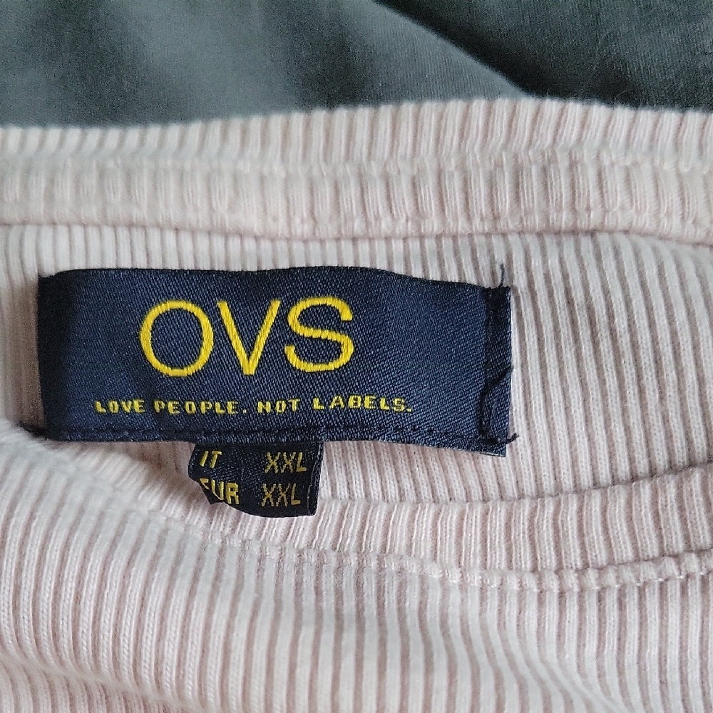 Pink Ribbed Long Sleeve Blouse - Picture 2 of 5